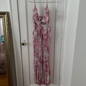 Pretty in Pink Flowy Jumpsuit